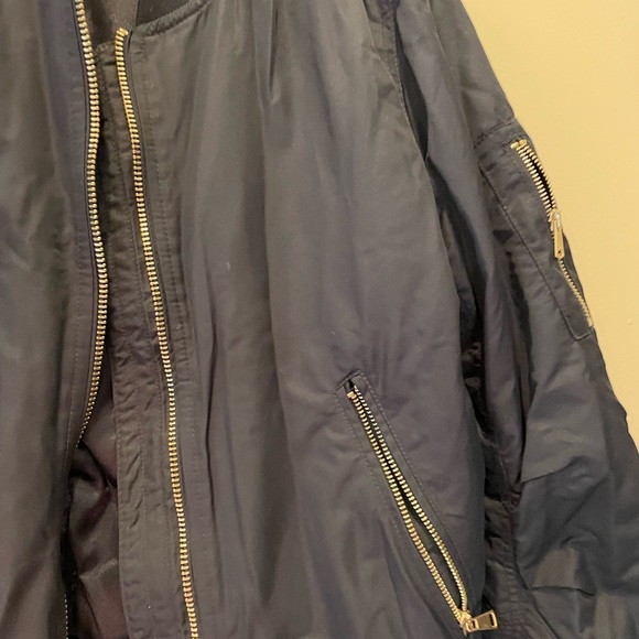 Navy blue bomber jacket - Picture 2 of 4